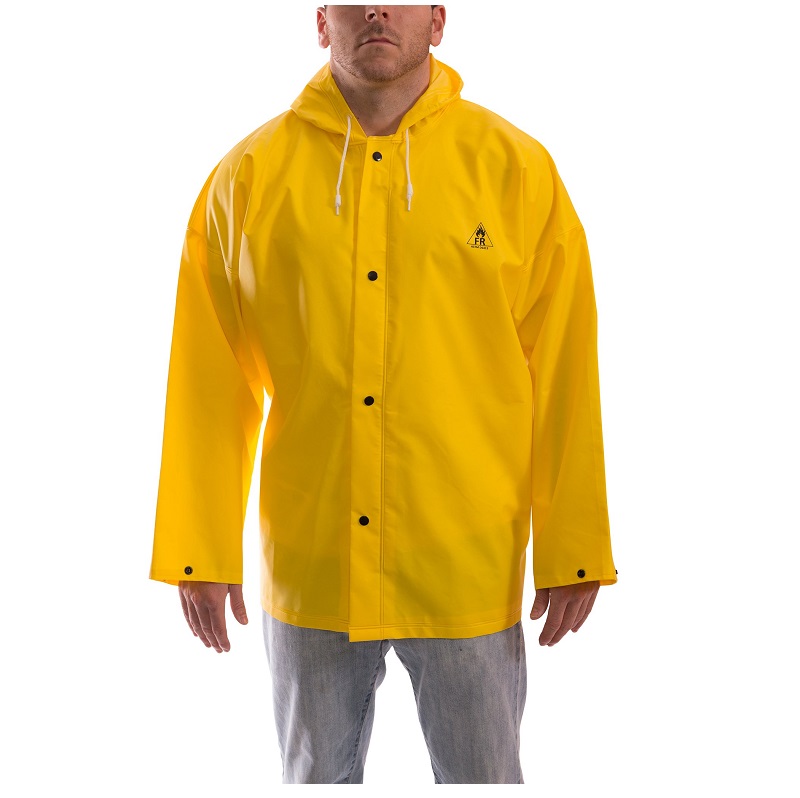 DuraScrim Hooded Jacket in Yellow 10.5MIL